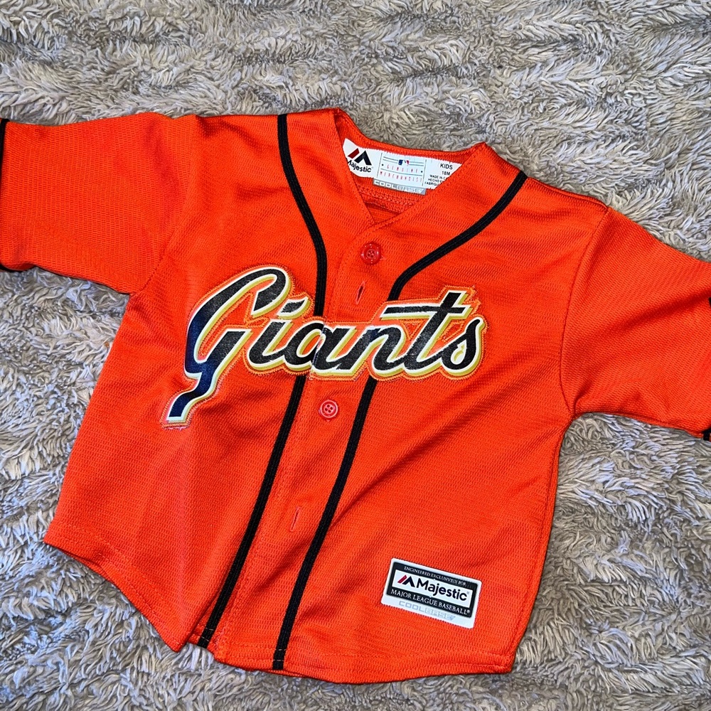 Majestic Kids Orange Giants Jersey